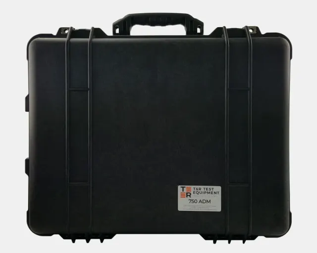 T&R primary current injection test system in a protective case