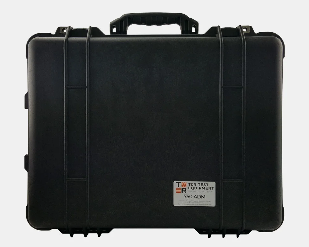 T&R primary current injection test system in a protective case